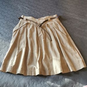 Zara skirt, size S US, brown/dark green color